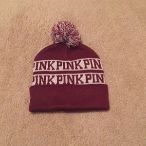 Pink beanie